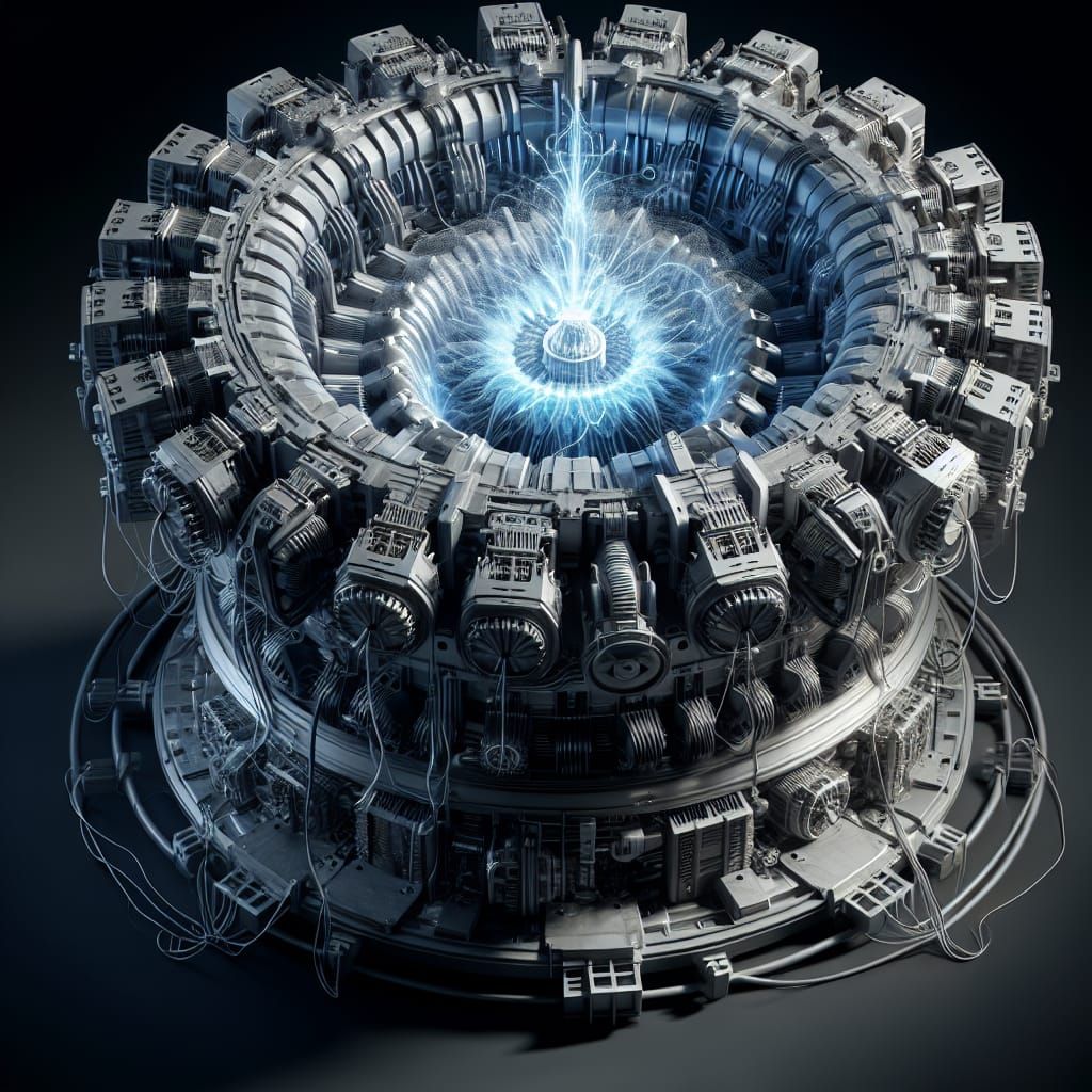 Turbine Forschungsaufbau.