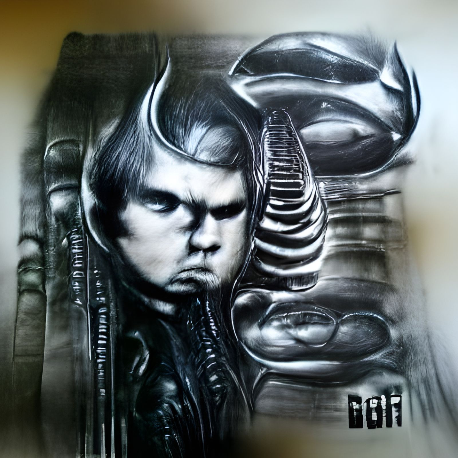 Tick Tick BOOM! in Giger Style