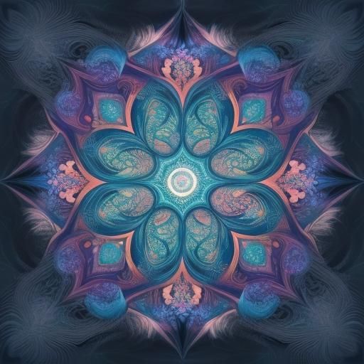 Abstract Fractal Goose Wins Oscar