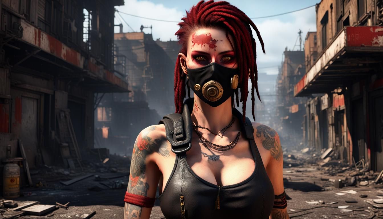 "ETNA''
A BEAUTIFUL WOMAN, BEFORE SHE LOSES HER LEFT EYE IN THE BATTLE FOR CROSSOUT AND JOINS THE FIRESTARTER FACTION.....