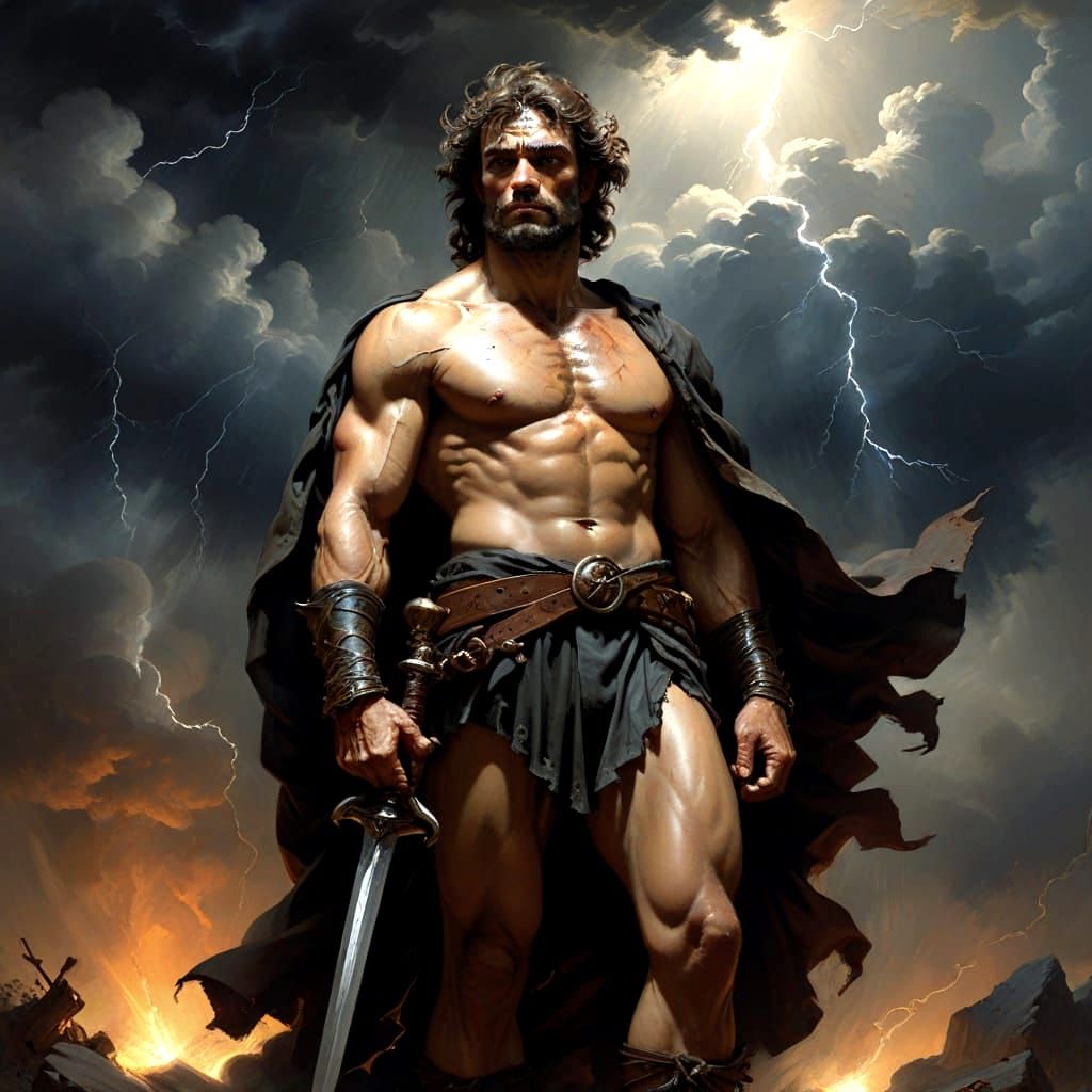 Empowering Portrait of Inner Strength