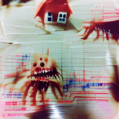 Distorted Analog Horror Scene