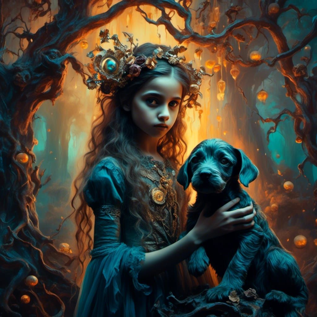 <lora:Eclipse:1.0> A young South-Asian girl with massive, sh...