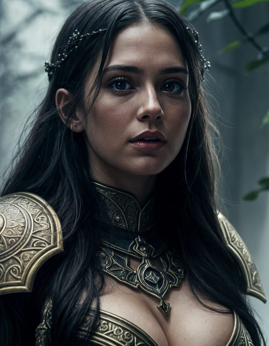 Ethereal Princess Valena in Regal Attire