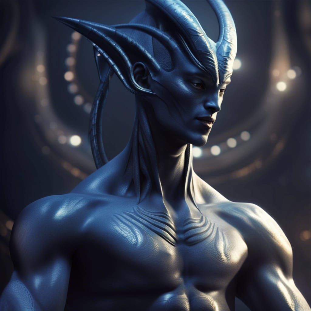 Benevolent Alien God: Cinematic Portrait