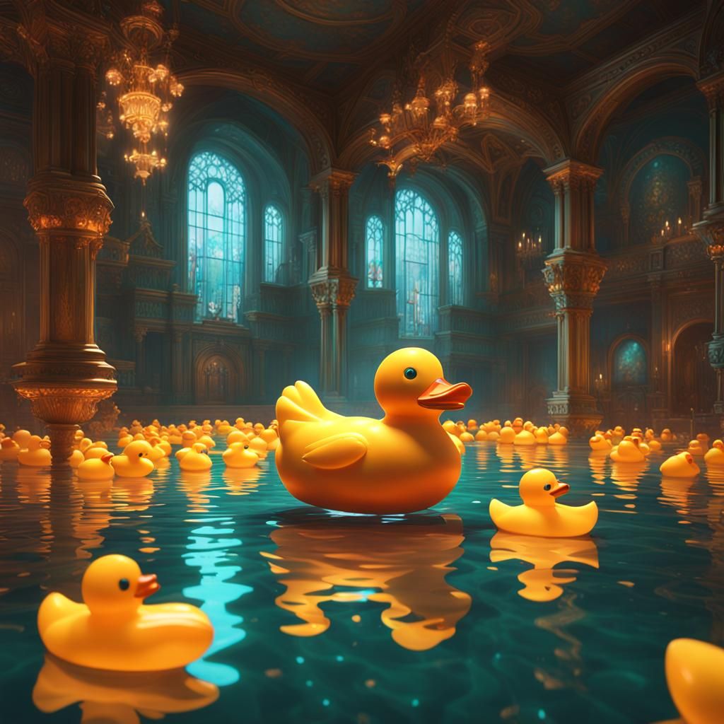 Glowing Rubber Ducky Concept Art