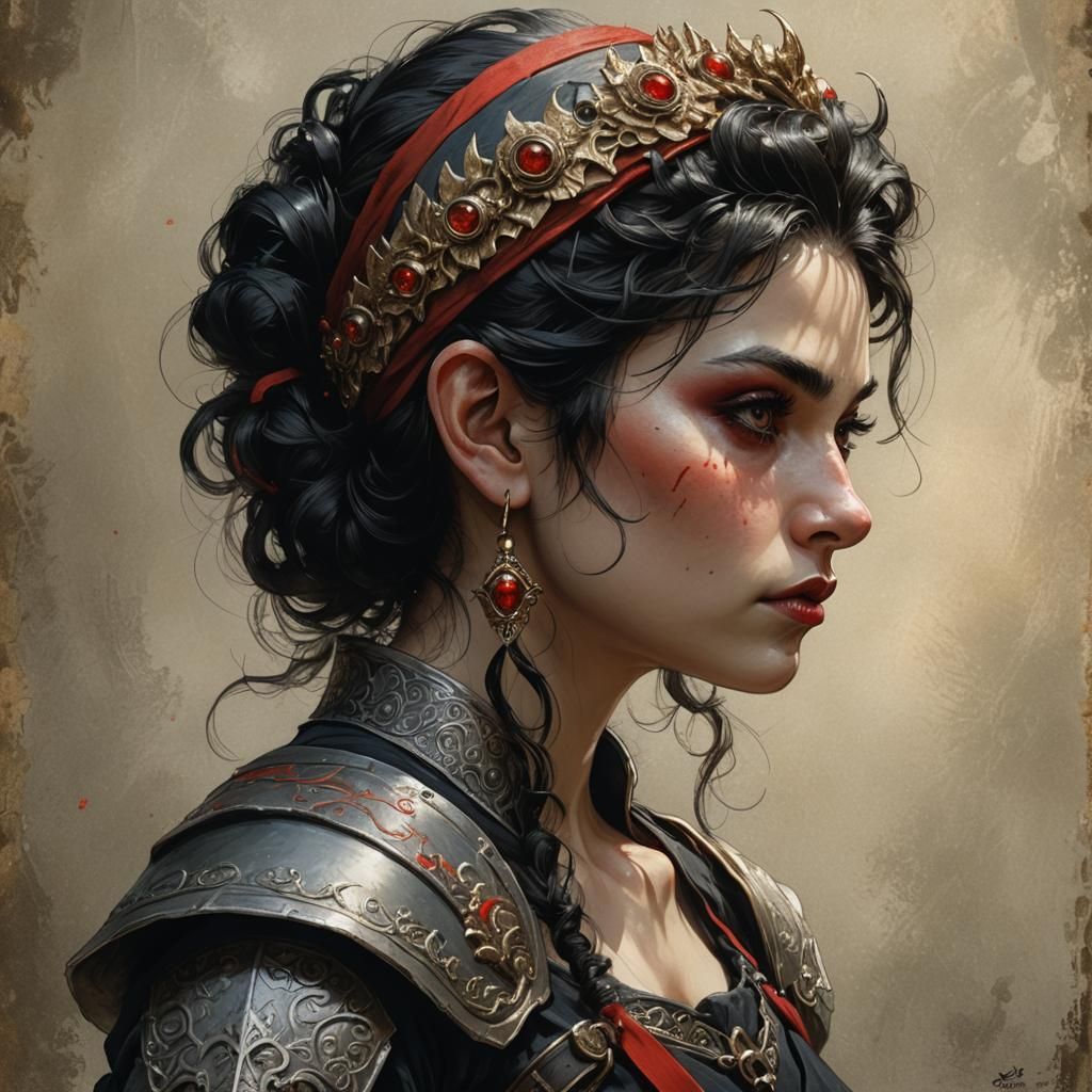 Gnome Assassin Portrait in Detailed Fantasy Art