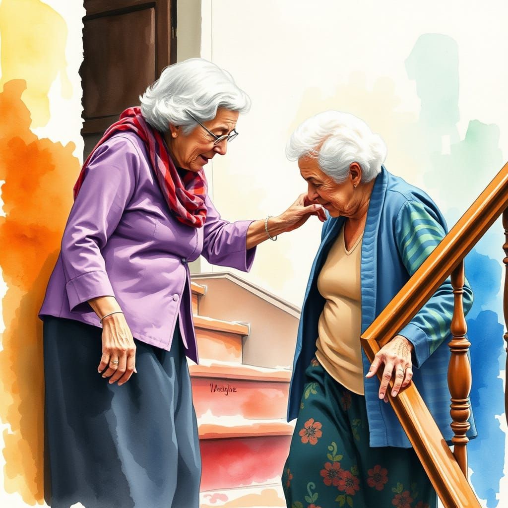 Warmth and Compassion in Watercolor