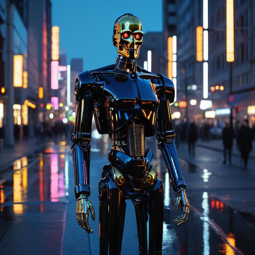 Cybernetic organism. A hybrid of Cyberdyne T101 Terminator a...