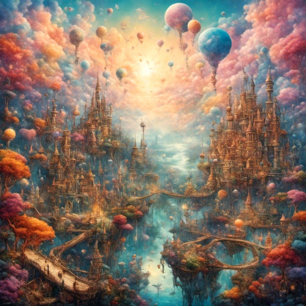 Mystical Dreamland in Gullyism Style