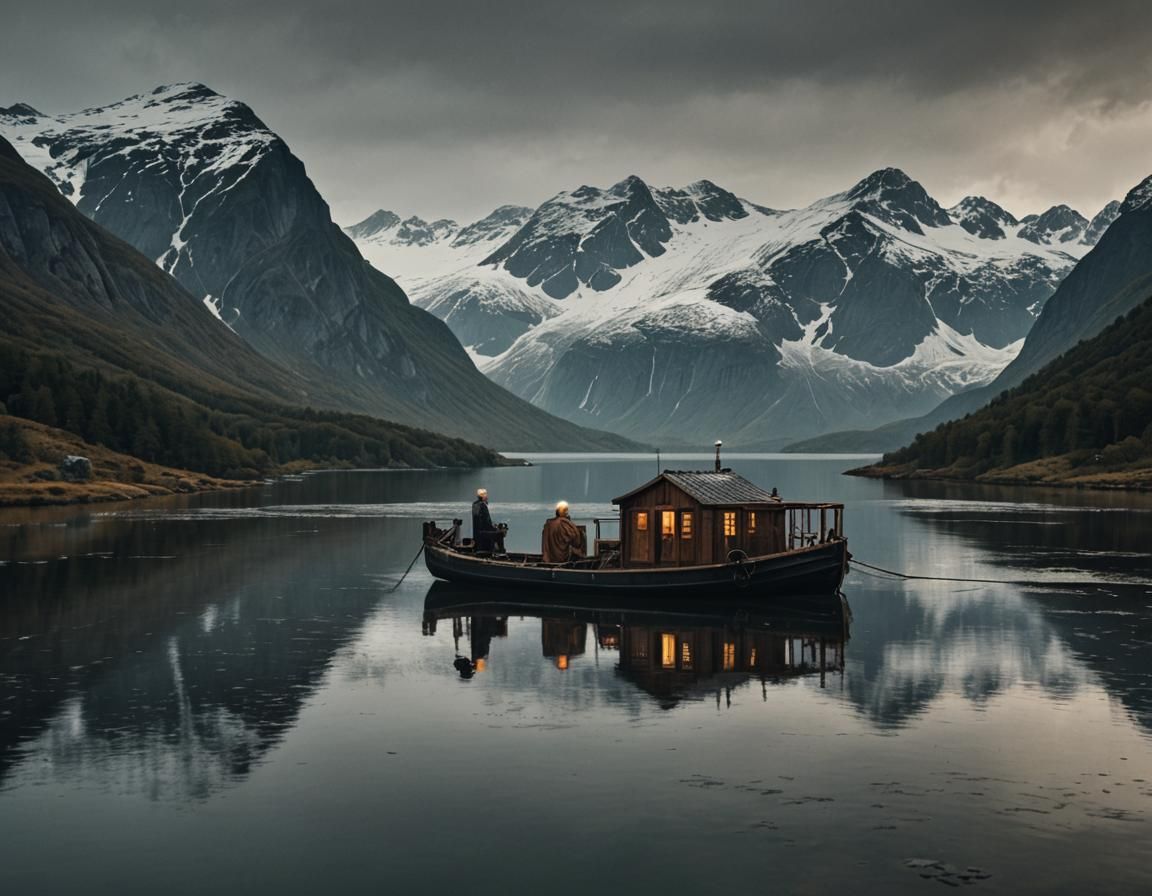 autumn in the lagoon