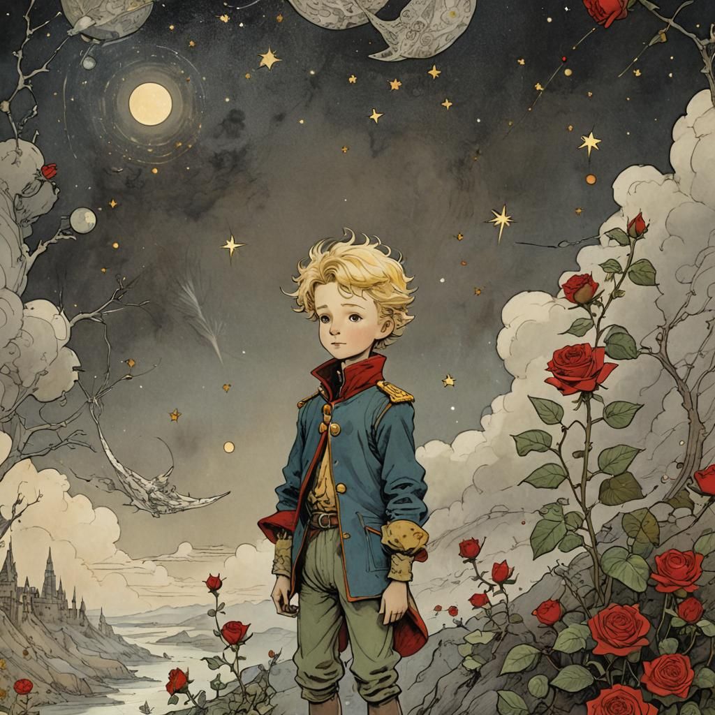 The Little Prince's Whimsical Realm in Celestial Kingdoms