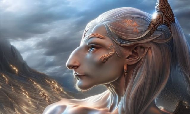 Intricate Centaur Mongol in Astral Fantasy