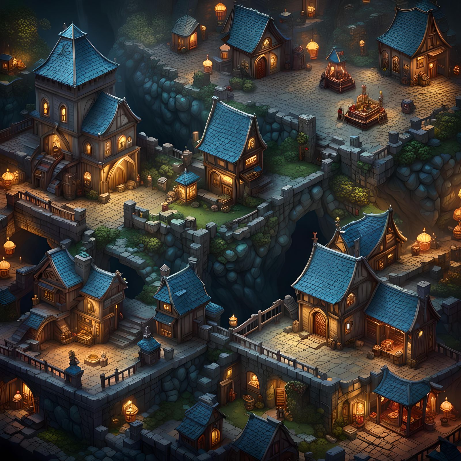 Board Game Worlds in Dark Fantasy Concept Art