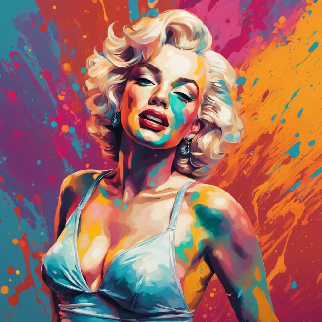 Marilyn Monroe in Bathing Suit: Hyperrealistic Art