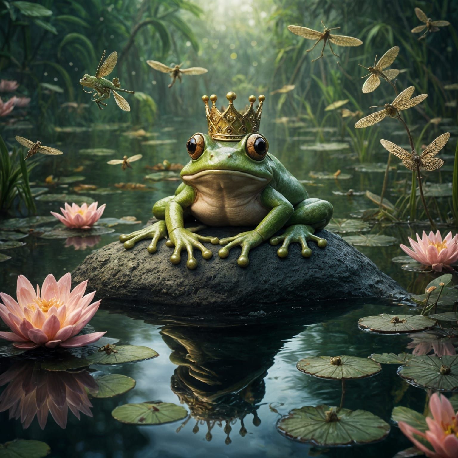The Frog Prince in Cozy Pond