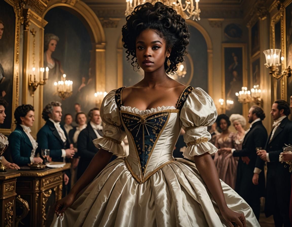 Regency-Era Black Girl in Thomas Lawrence Style