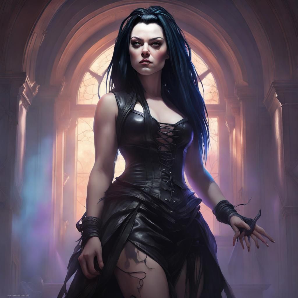 Amy Lee Portrait in Gothic Romantic Style