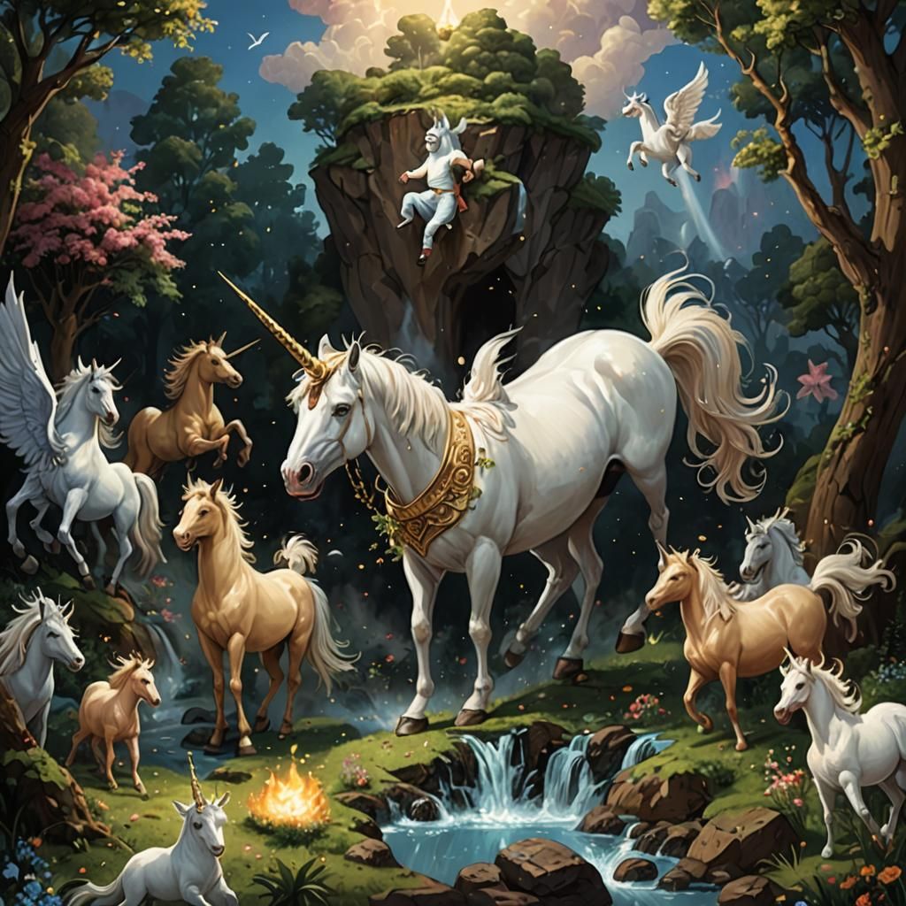 Unicorns Pooping: A Divine Fart Fantasy