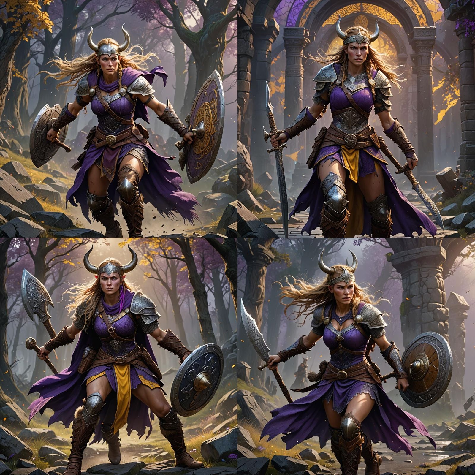 Viking Warrior: Dark Fantasy Concept Art