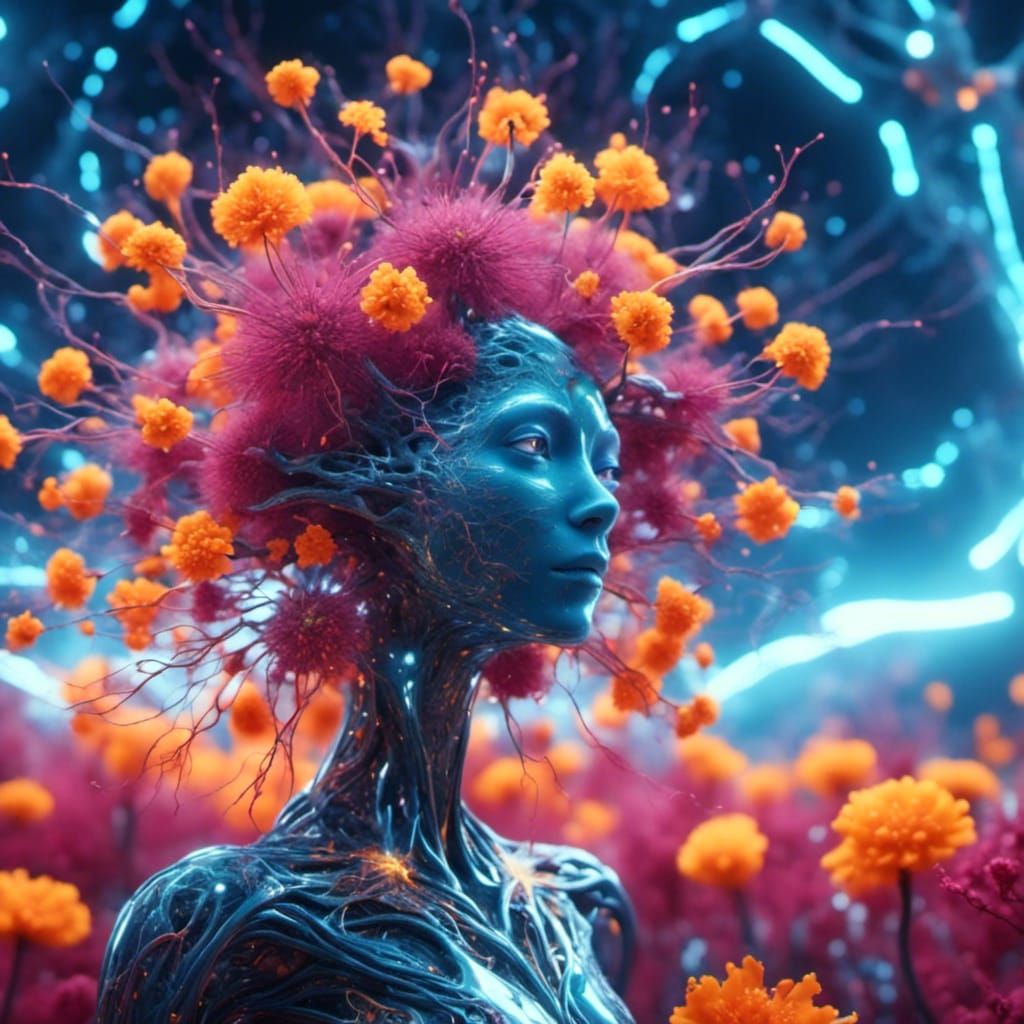 Symbiotic Union: Woman and Alien in Neural Network