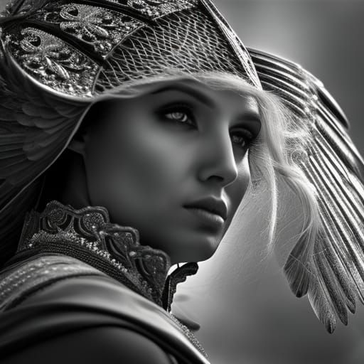 Hyperrealistic Angel with Intricate Details