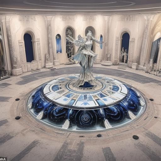 Cyberpunk French Aristocrat in Extravagant Garment