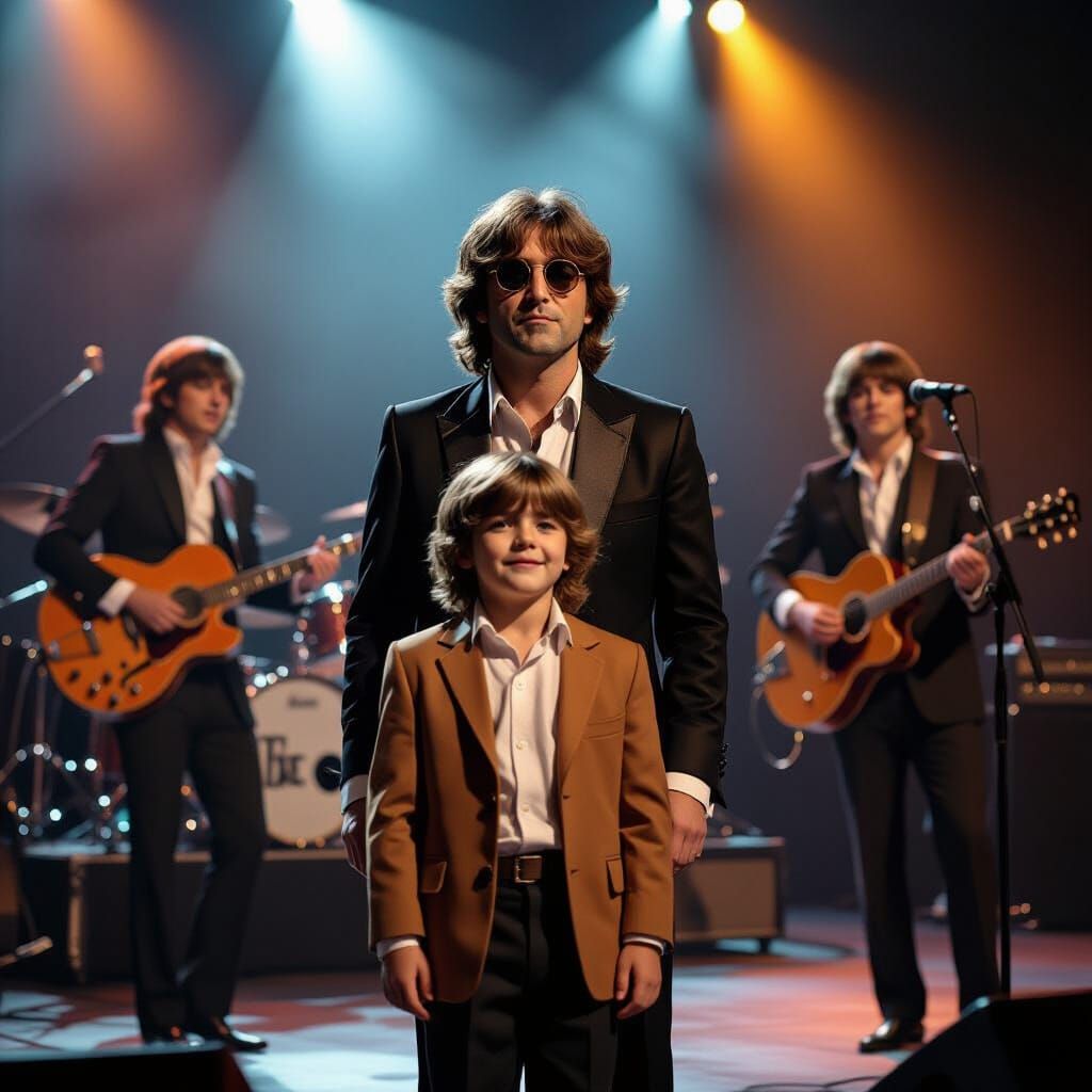 The Beatles Perform with Smiling Boy Jindra