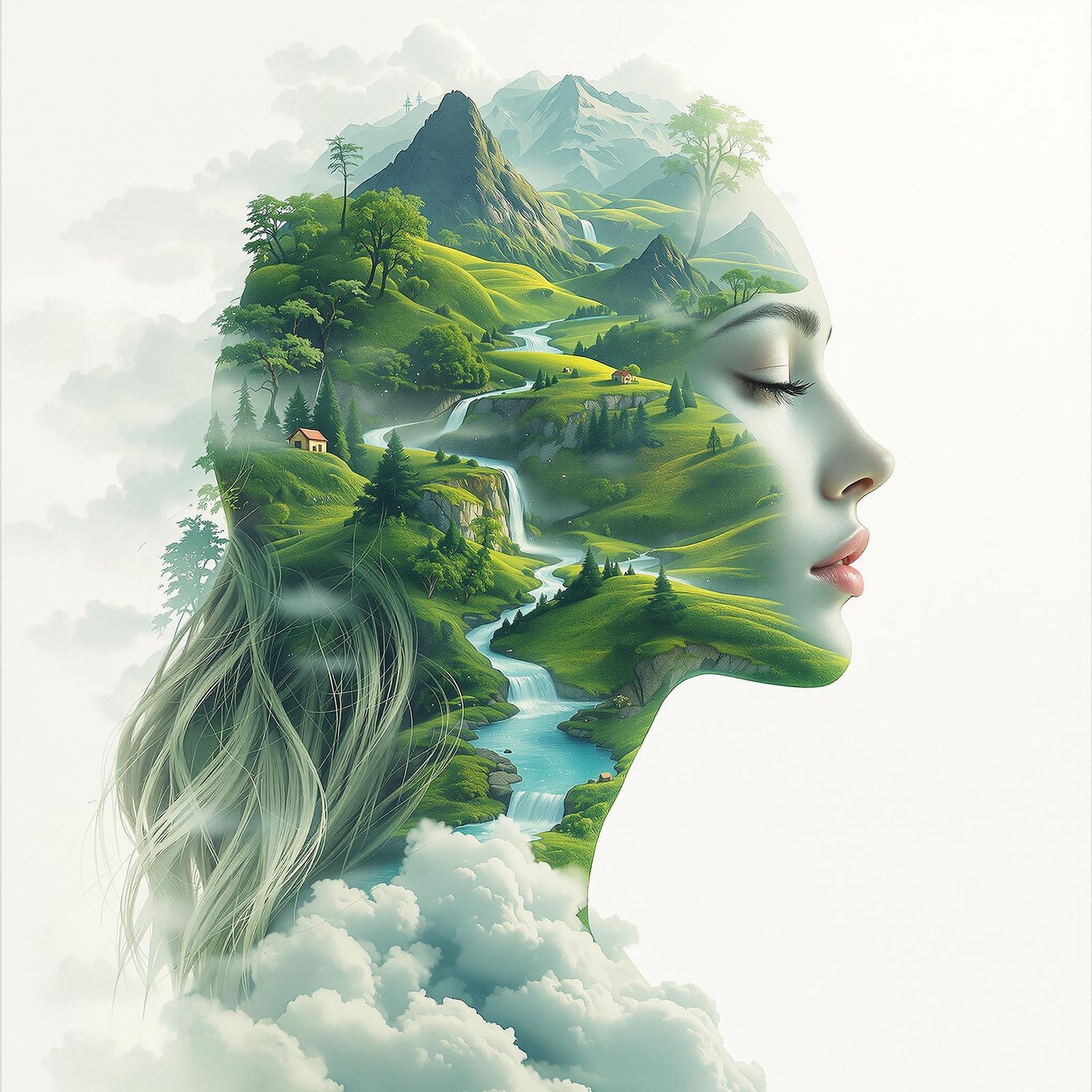 Ethereal Goddess of the Enchanted Forest