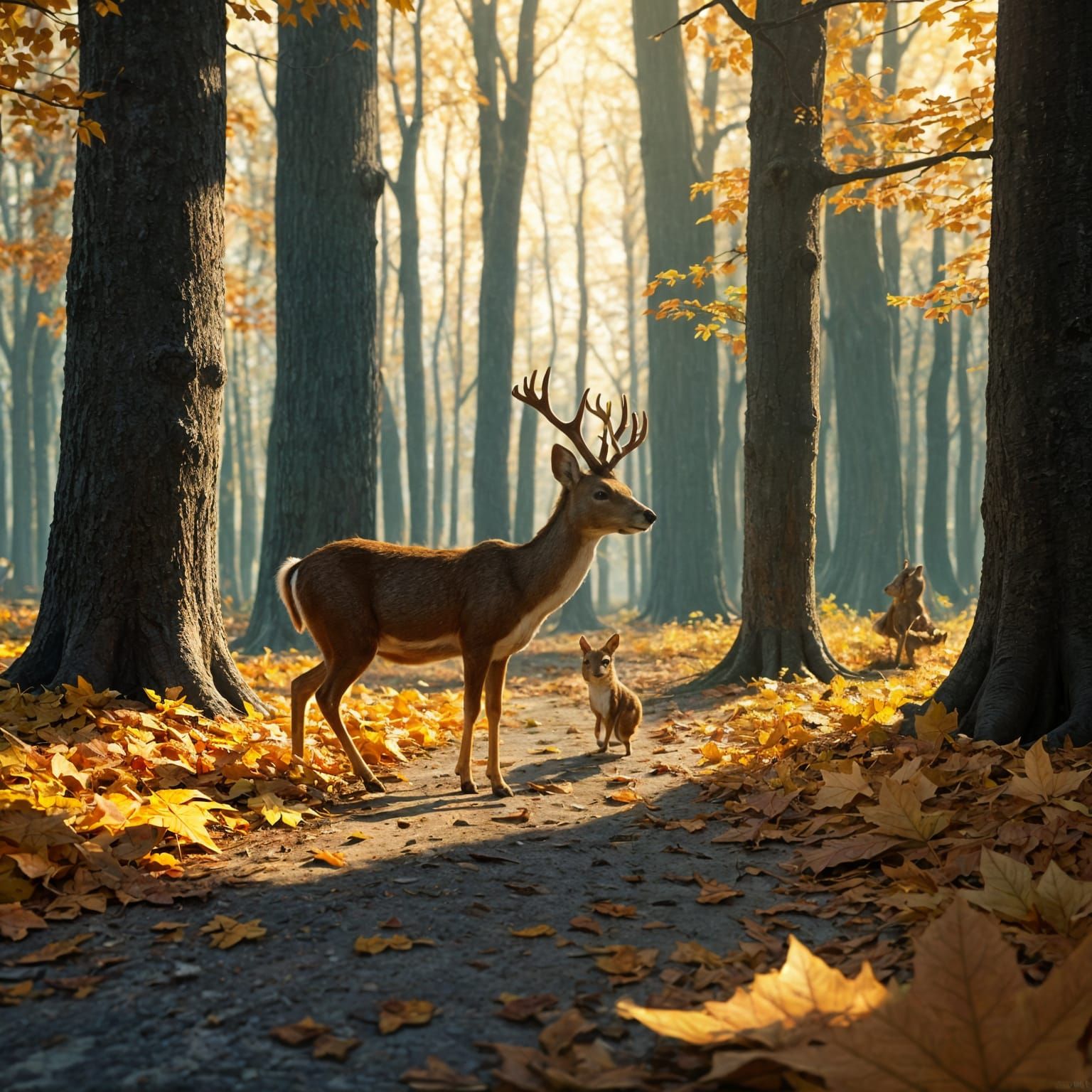 constructed memories: the autumnal forest