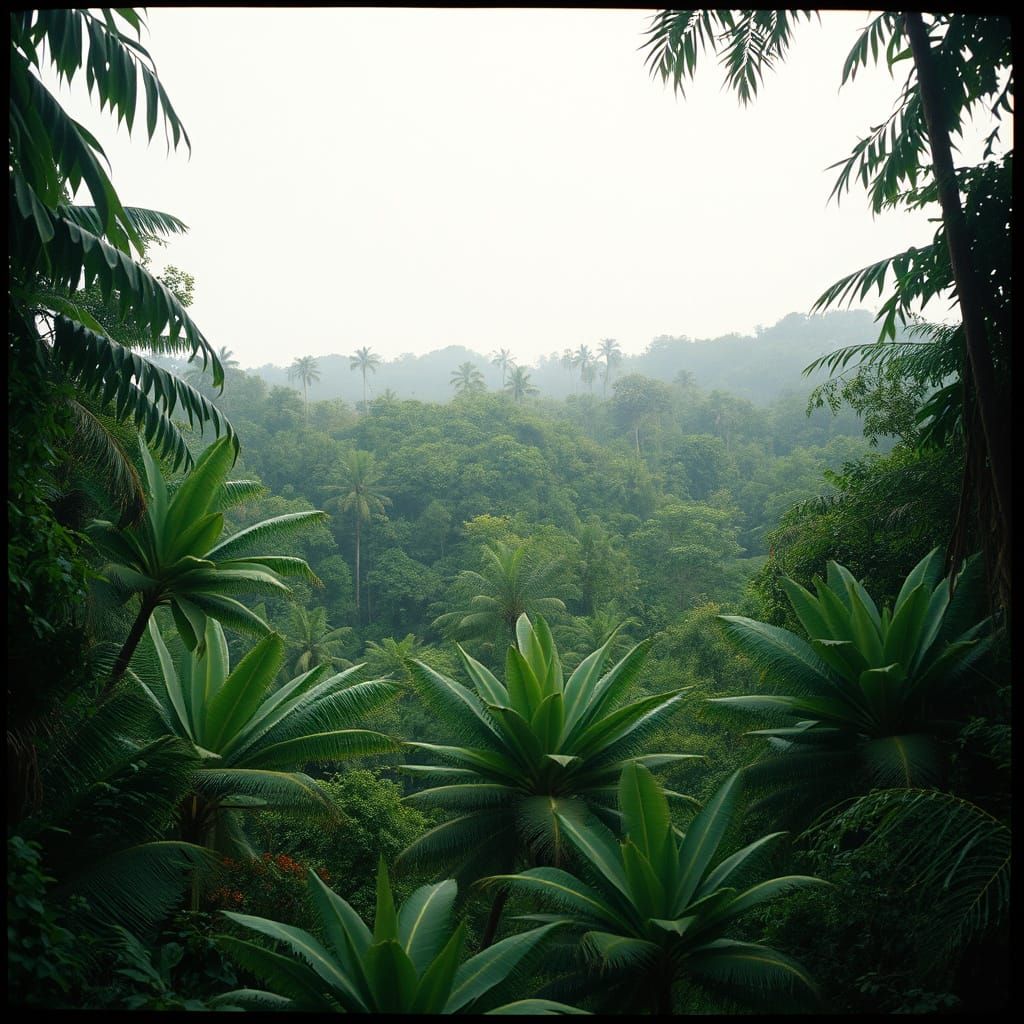 Vibrant Amazon Rainforest in Cinematic Style