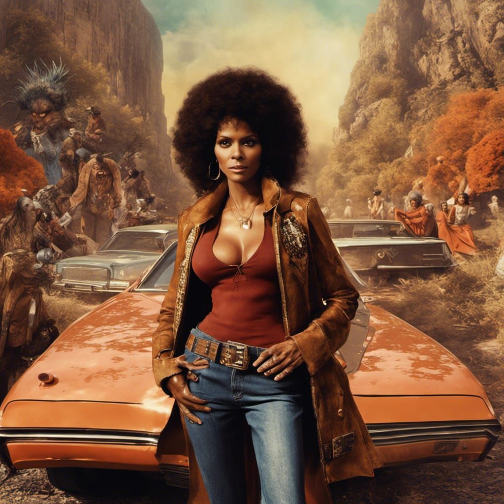 Halle Berry as Foxy Brown