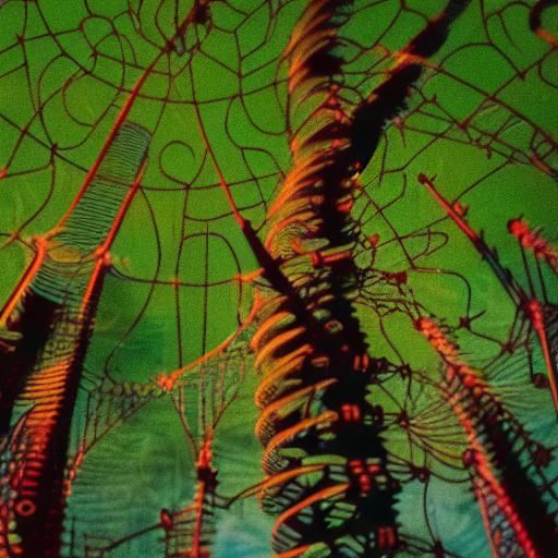 Abstract Spirograph Puzzle Design in Black