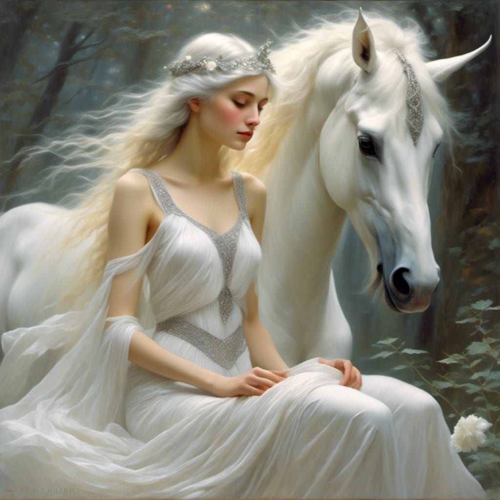 A girl and her horse