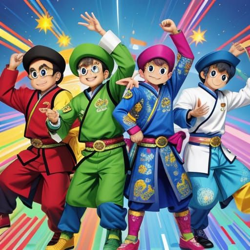 Surreal Anime-Inspired Fantasy Scene