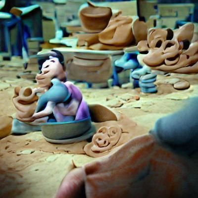 Claymation Character Inspired by Disney Animation