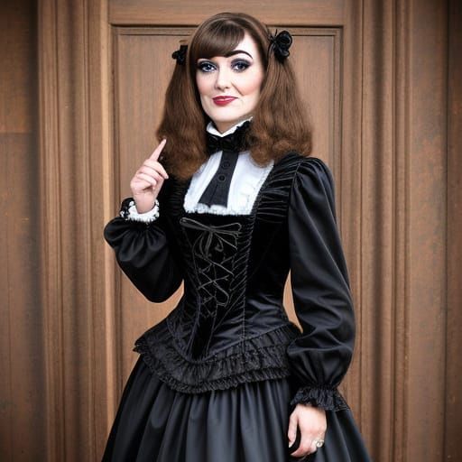 Elegant Victorian Cross Dresser at Brolita Meet