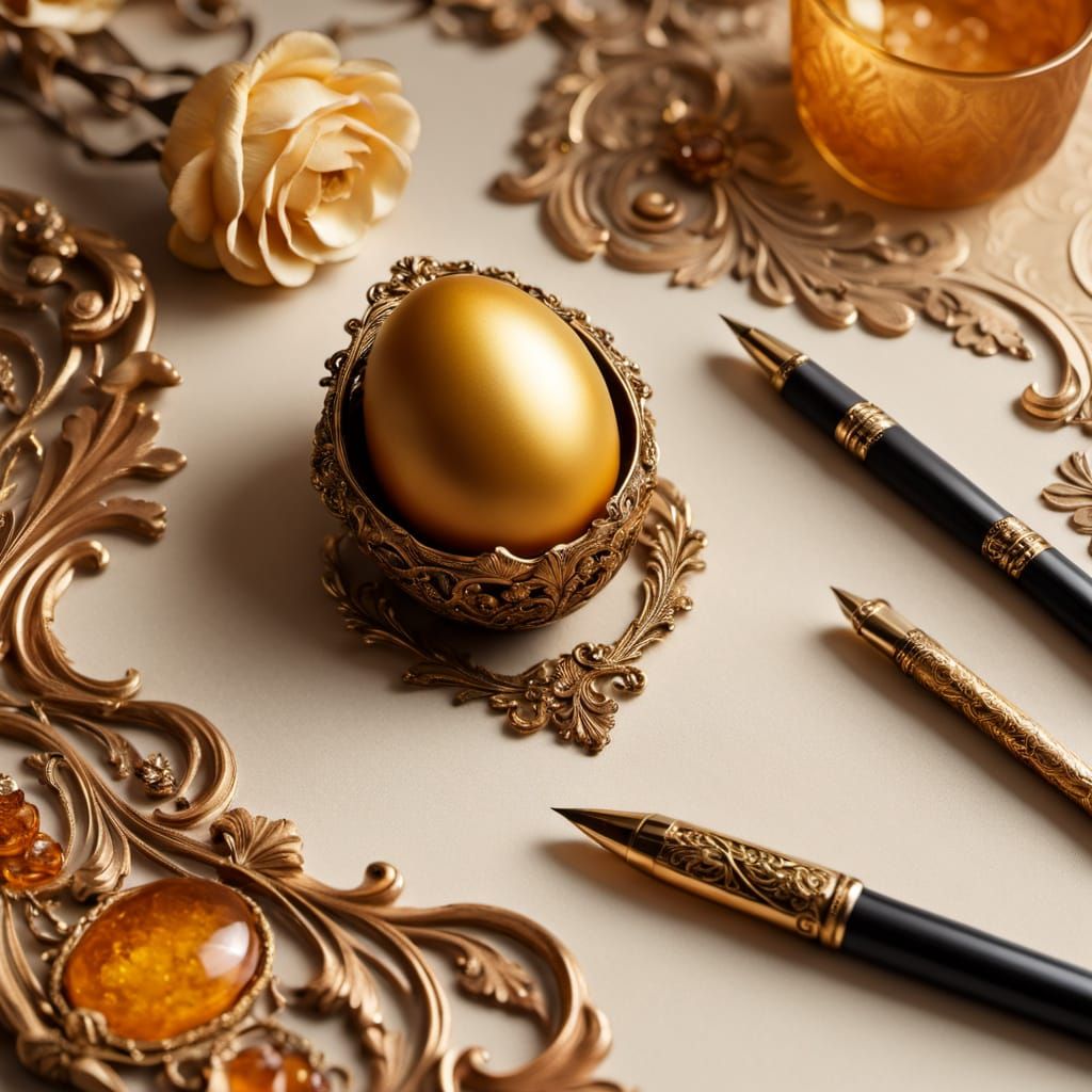 The Golden Egg
Color Palette:

Golden Yellow: #F1C40F

Amber Gold: #FFB84D

Velvet Brown: #4E3629

Soft Champagne: #F7E1...