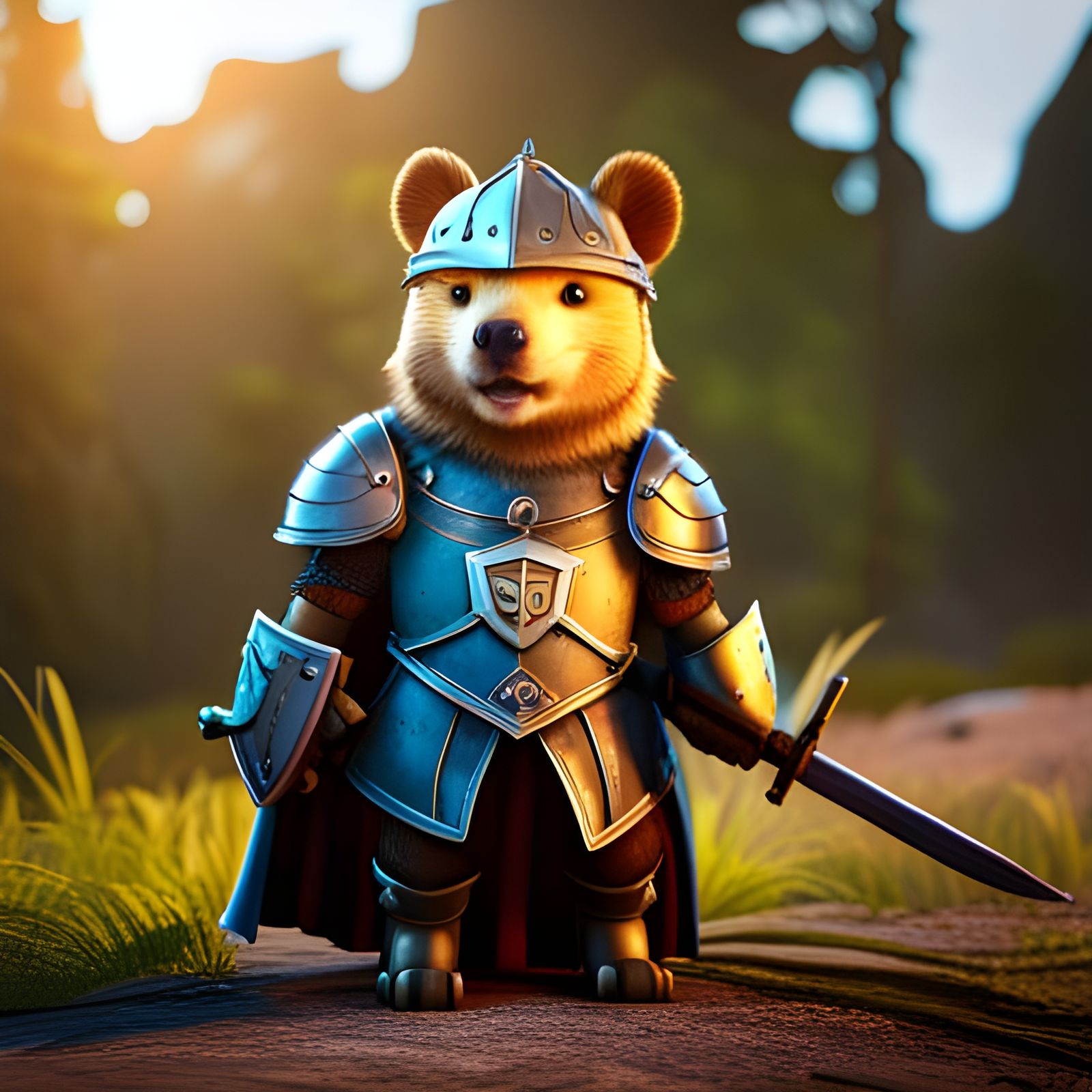 Quokka knight