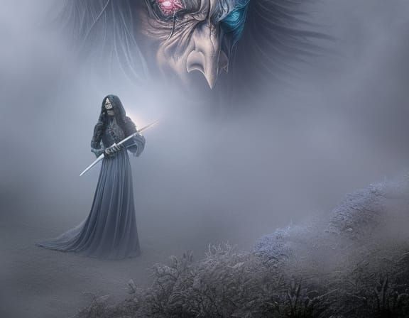 Human Confronts Grim Reaper in Dramatic Near-Death Scene