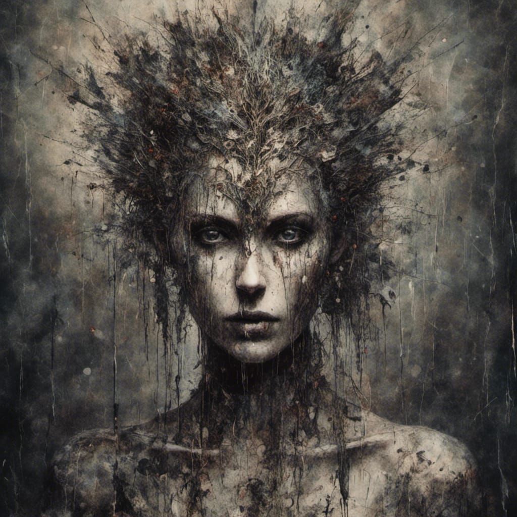 Macabre Scene of Love and Despair