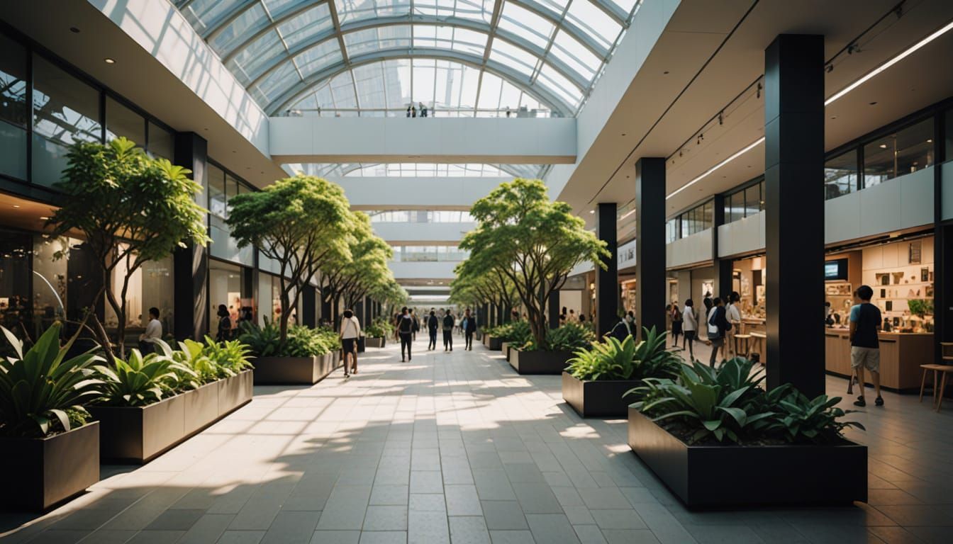 Frutiger Technozen Aesthetic: Serene Minimalist Environments