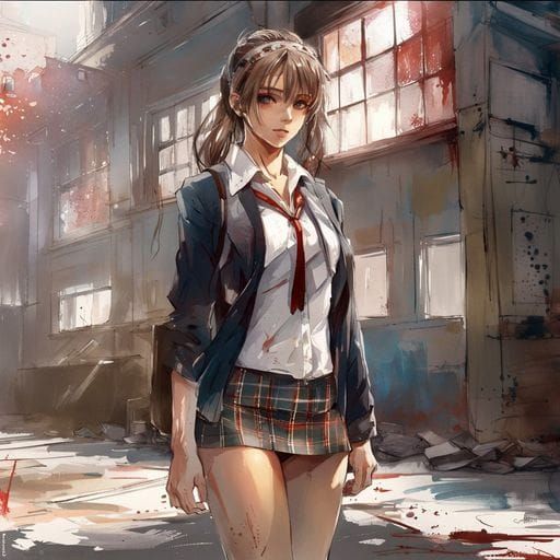 Abandoned school - SDXL 0.9