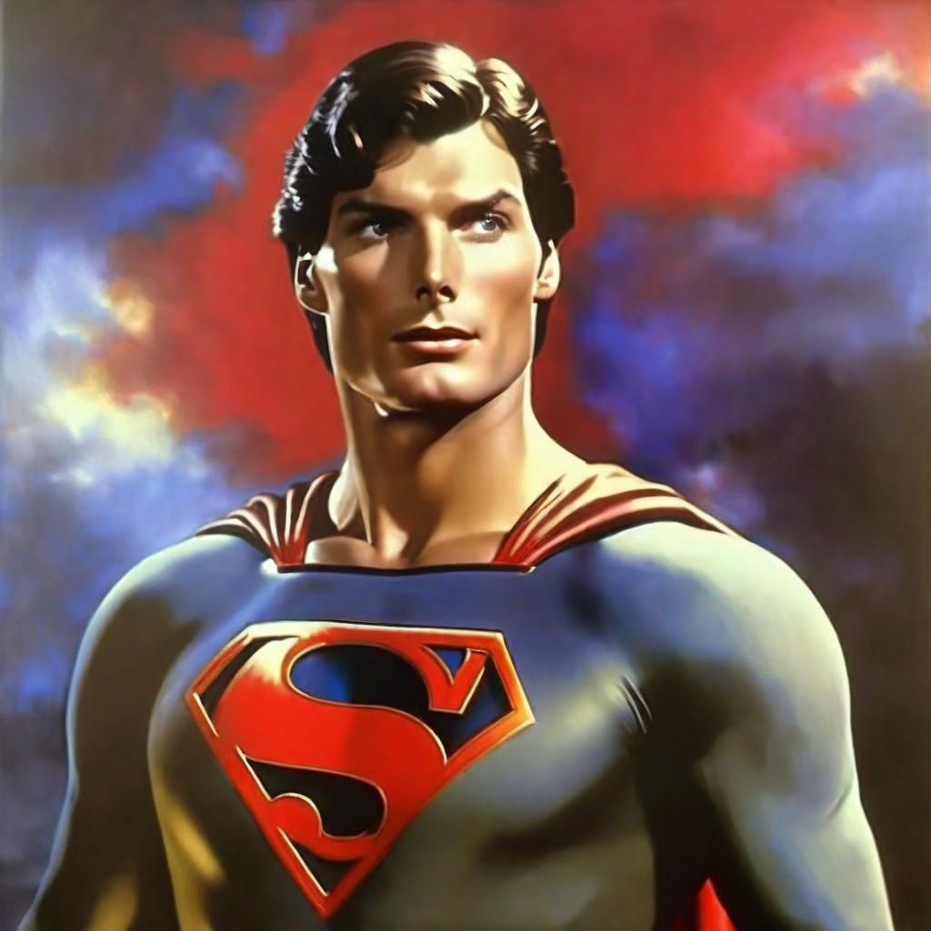 Superman - Christopher Reeve [Thomas Gainsborough Art Style]