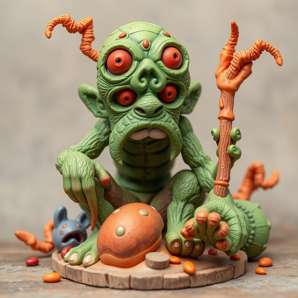 Psychedelic Plastilina Mosh Scene