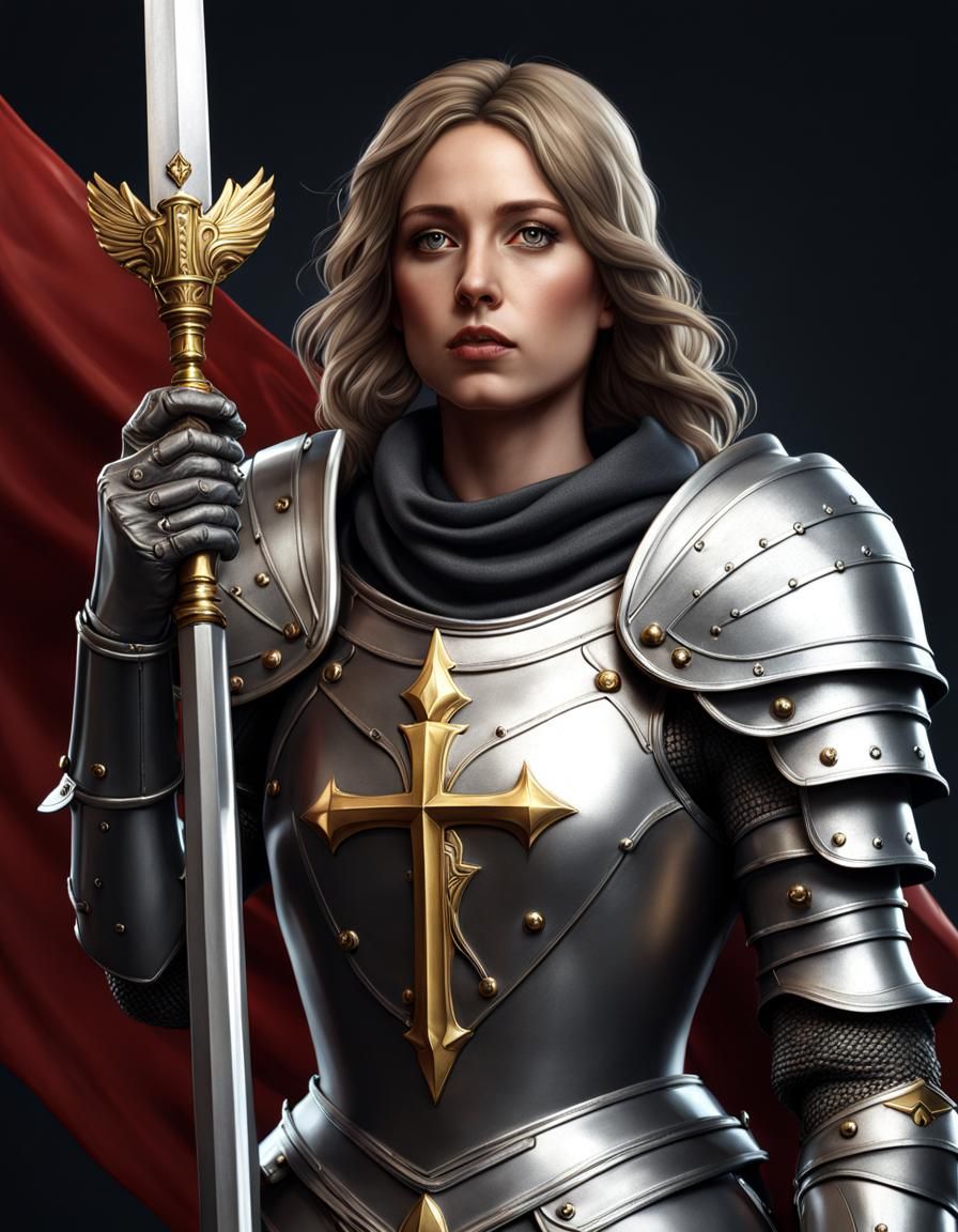 Joan of Arc in Silver Armor