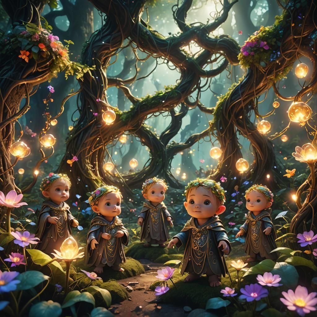 Detailed Matte Painting in Deep Color