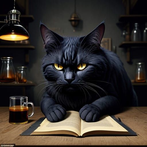 Surreal Laboratory Scene in Whimsical Style