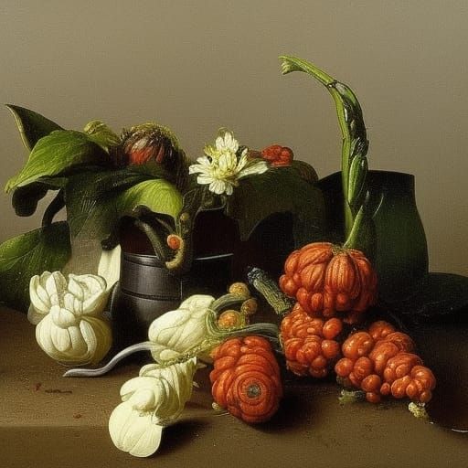 Still Life in Style of Willem Claesz. Heda