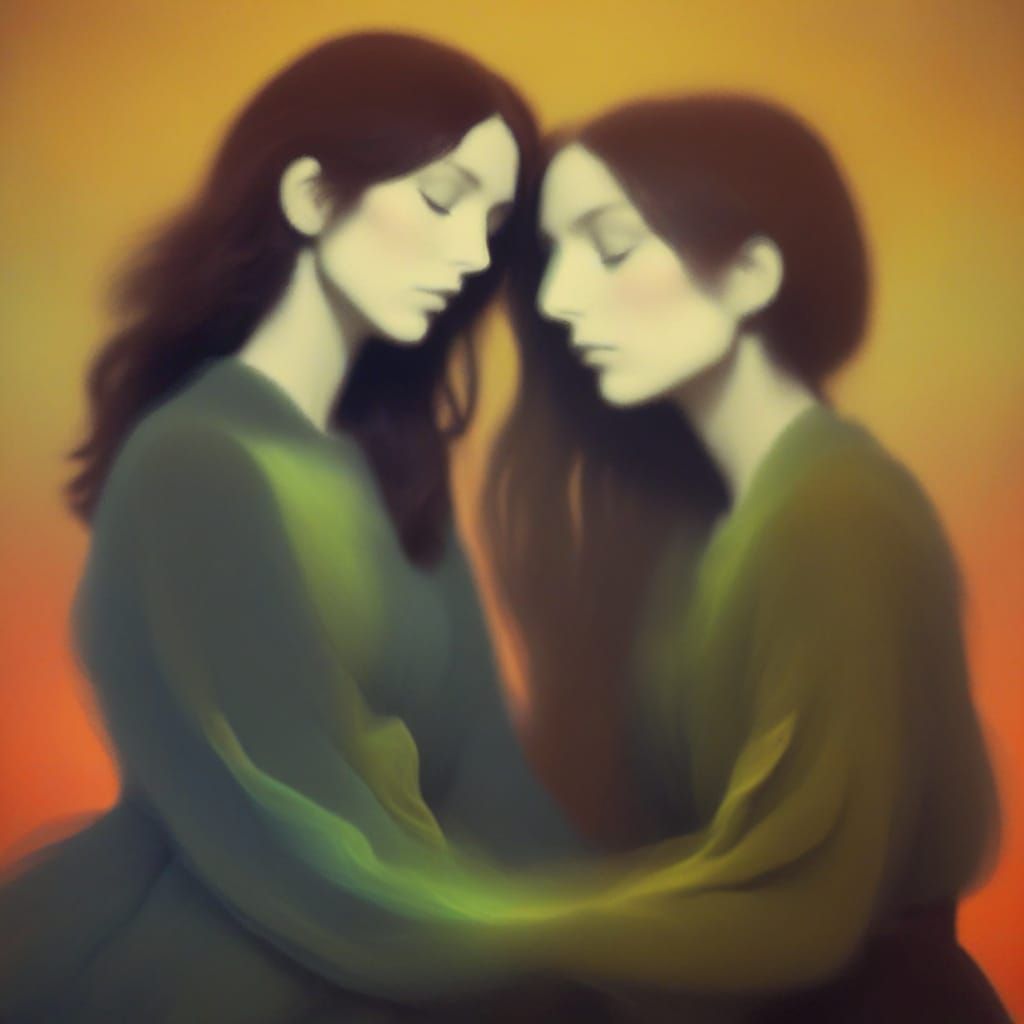 Soft Focus Luminous Landscape in Pastel Colors